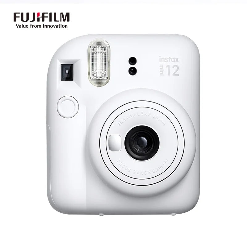 Genuine Fujifilm Instax Mini 12 Instant Camera With 20 Sheets Mini Film Paper Camera Shoulder Strap Bag Accessories Gift Suit