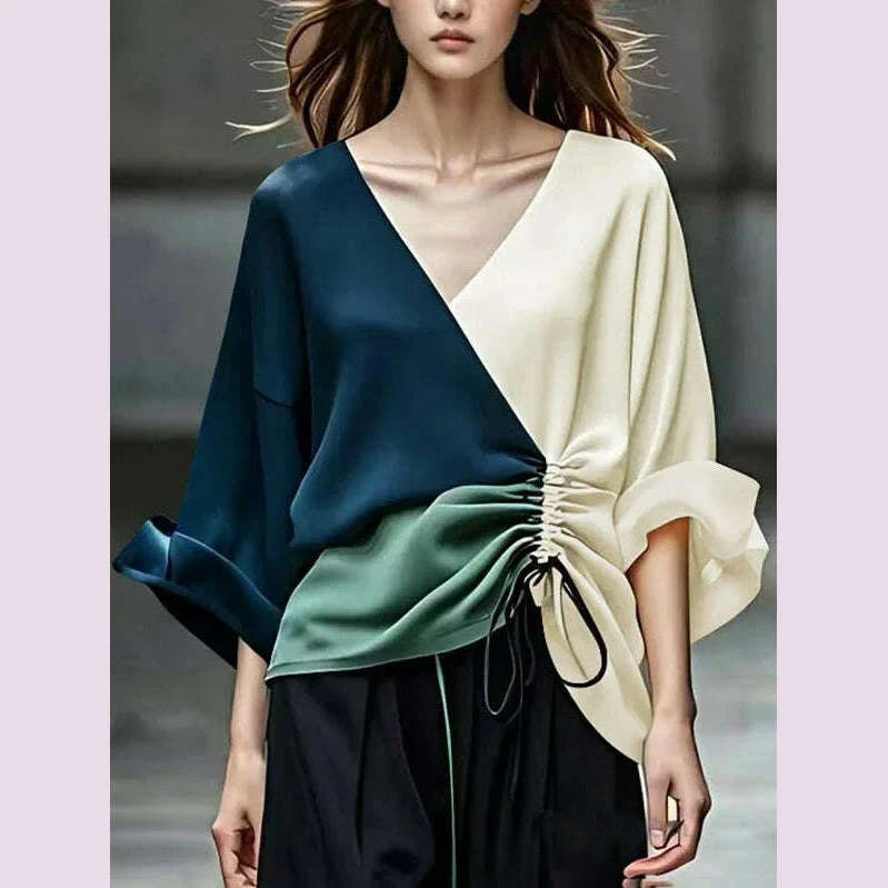 modigirl-fall-blouses-for-women-2024-fashion-v-neck-drawstring-new-contrast-color-loose-long-sleeves-elegant-shirts-topskimlud-womens-fashion-34599990