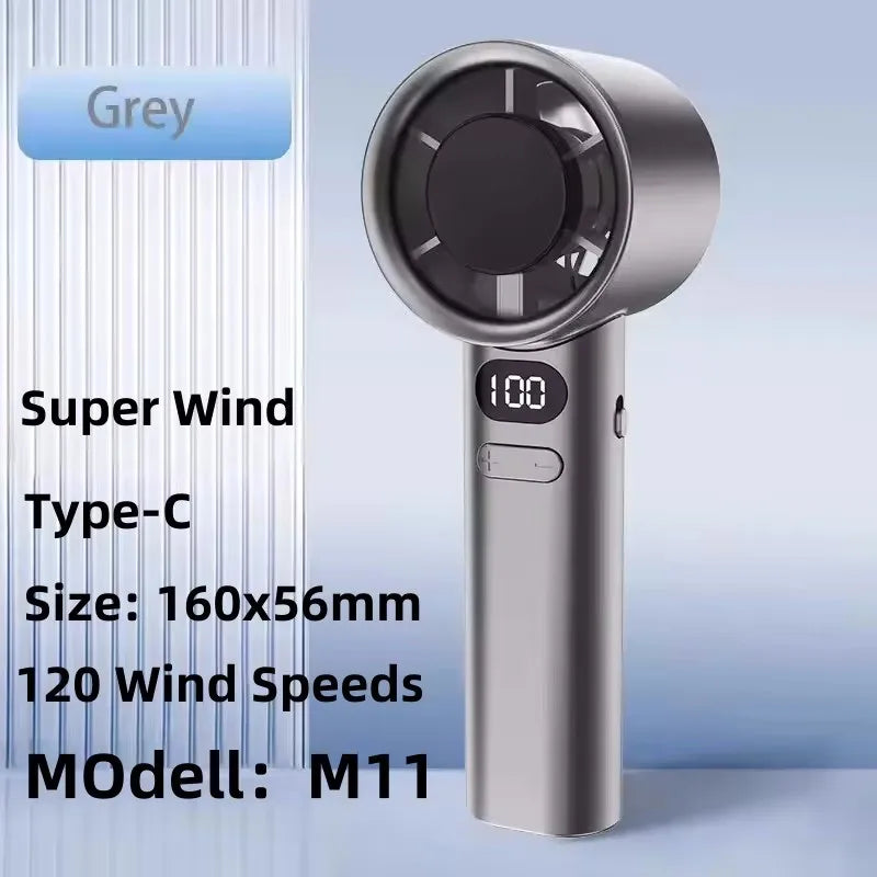 Bladeless Hanging Neck Fan USB Rechargeable 8000mAh LED Display — White | KIMLUD