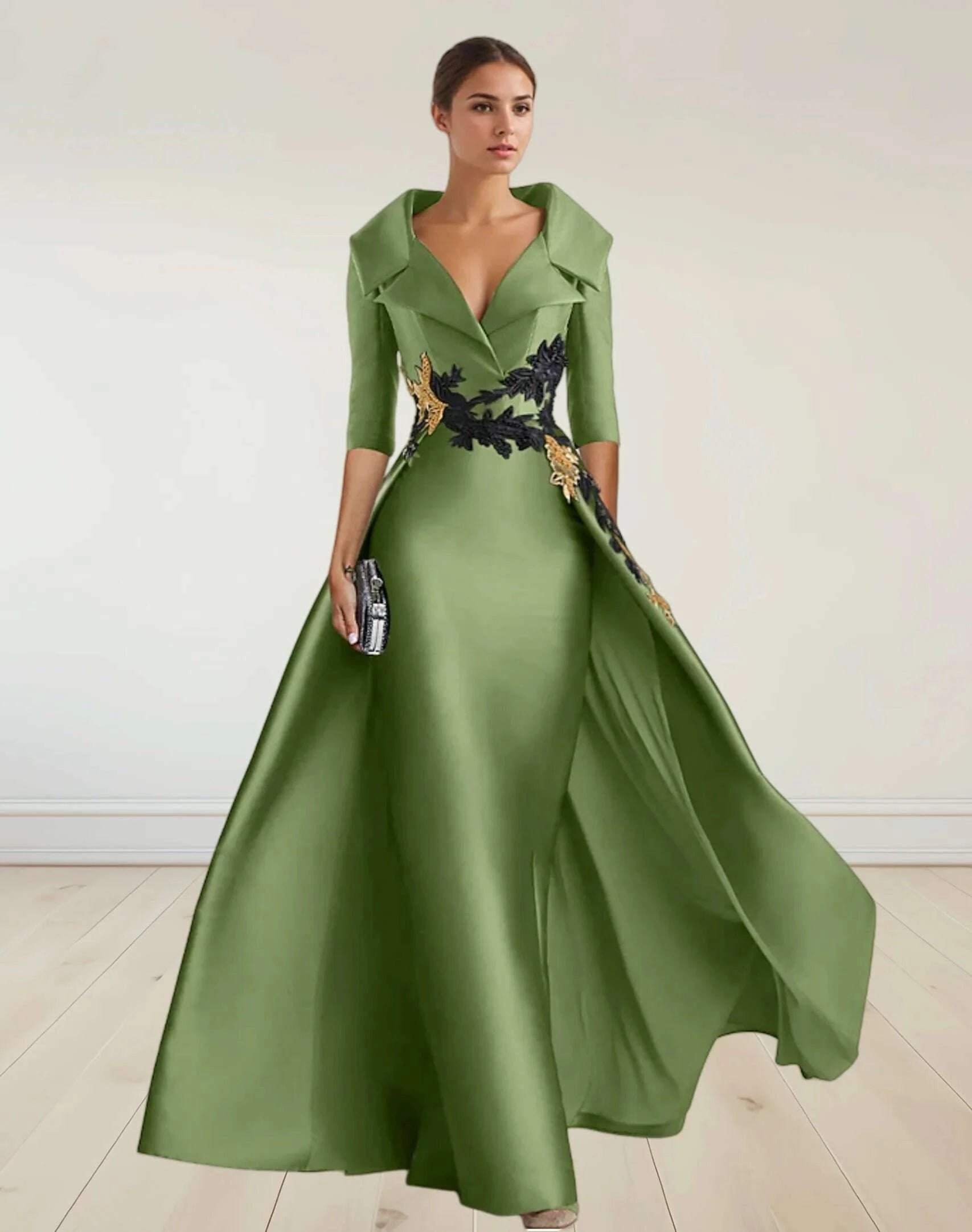 a-line-christmas-vintage-evening-gown-elegant-dress-formal-floor-length-34-length-sleeve-with-appliques-beading-2024kimludkimlud-35572510