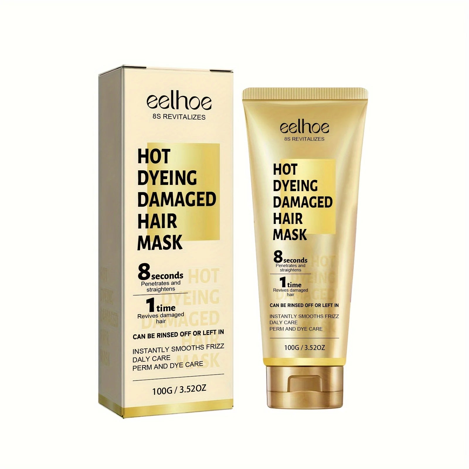 100G 8-Second Keratin Professional Hair Cream Containing Coconut Oil And Glycerin Moisturizing Hair Facial Mask for All Types