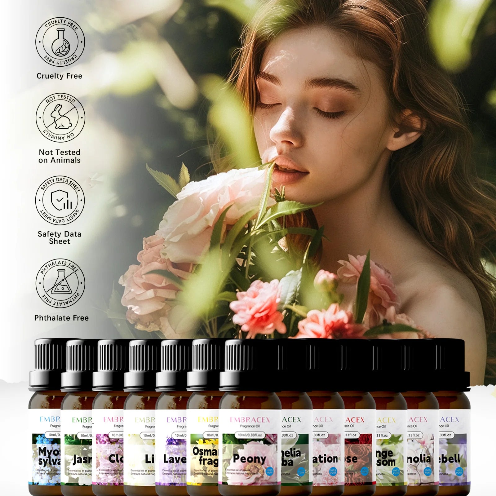 KIMLUD, 10ml Magnolia Essential Oil for Body Massage Floral Perfume Relaxing Aromatherapy Natural Scents Gifts Candle Making, KIMLUD Womens Clothes