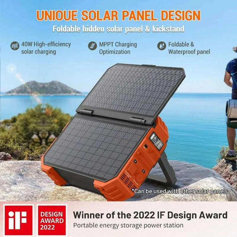 portable-power-station-1000w-with-built-in-solar-panel-614wh192000mah-battery-pack-solar-generator-with-acdcusbpd-output-kimlud-kimlud-33912968