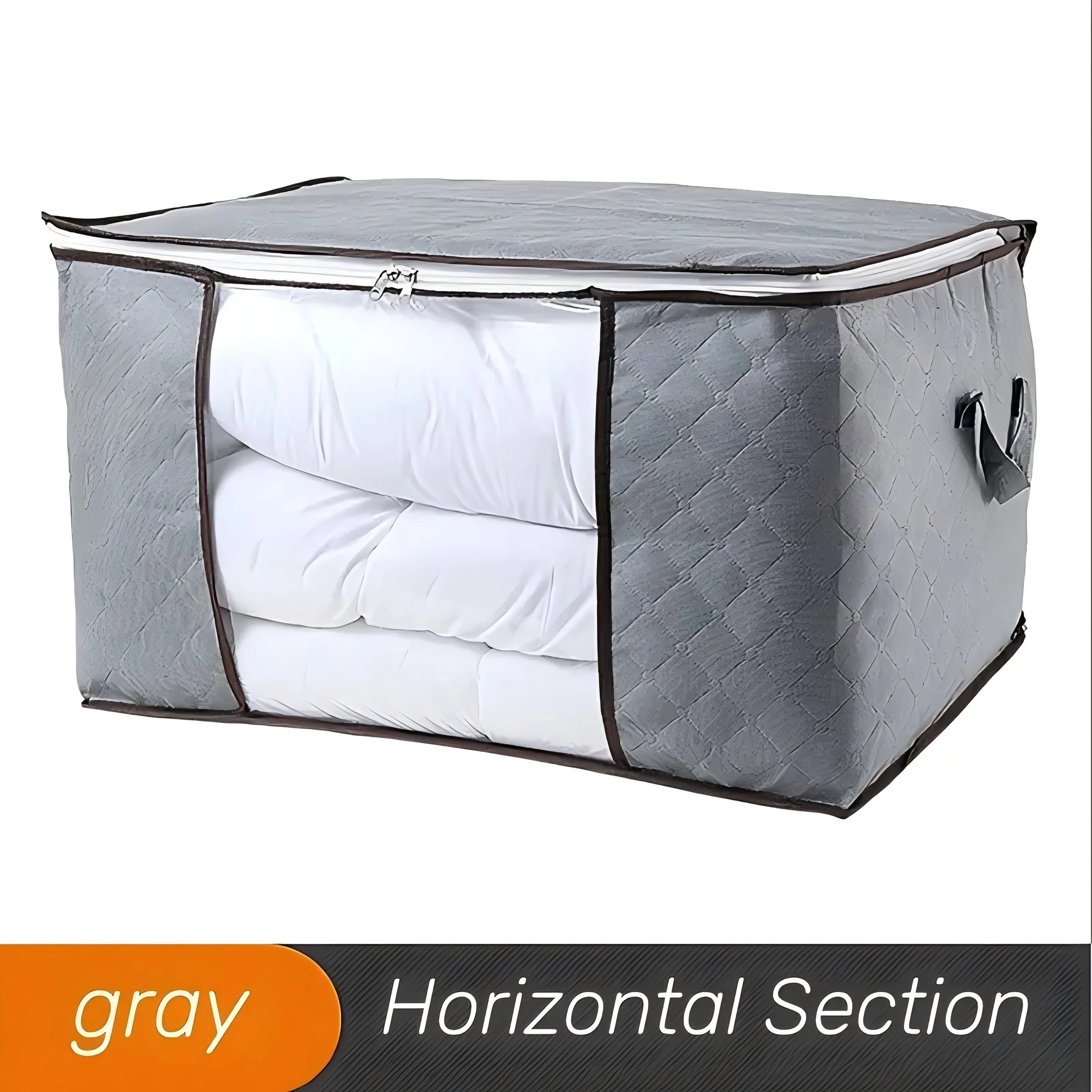 Polyester Storage Bag With Window — Clear | KIMLUD