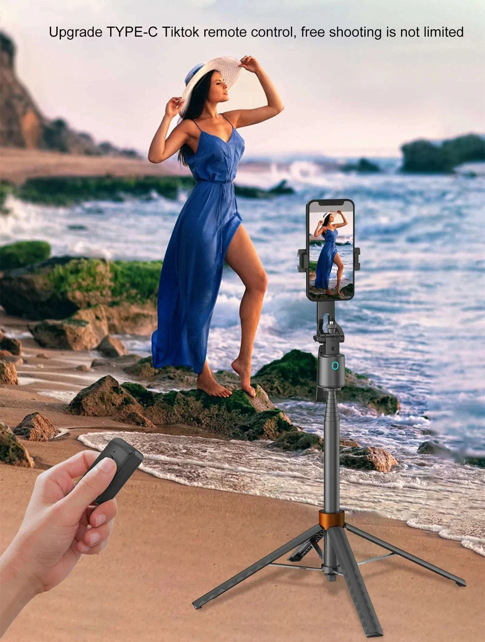 180cm709in-facial-tracking-360°rotation-gimbals-stabilizer-selfie-stick-intelligent-phone-holder-tripod-for-mobile-camera-goprokimludkimlud-35562034