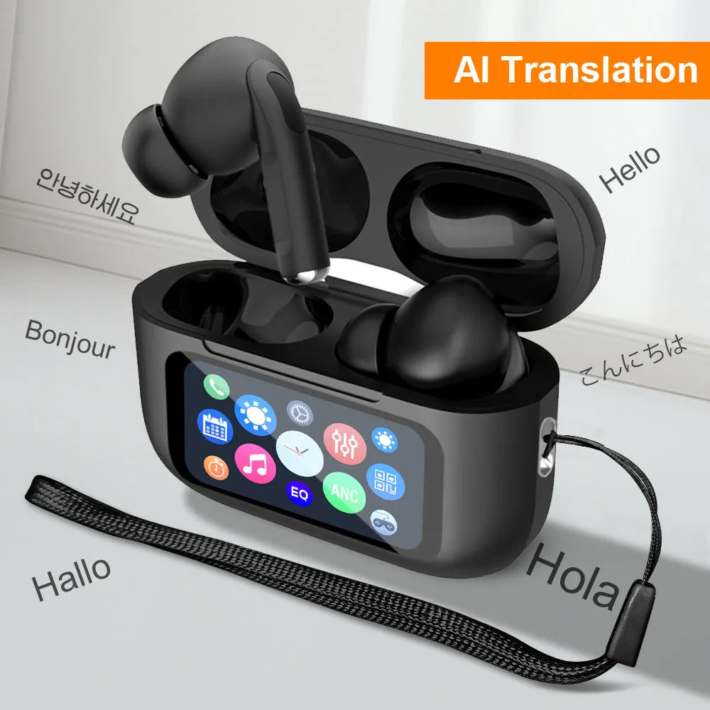 New Air Pro Wireless Bluetooth Earphones Headphones ANC Noise Reduction HiFi Sound Low Latency Earbuds HD Music Touch Headsets