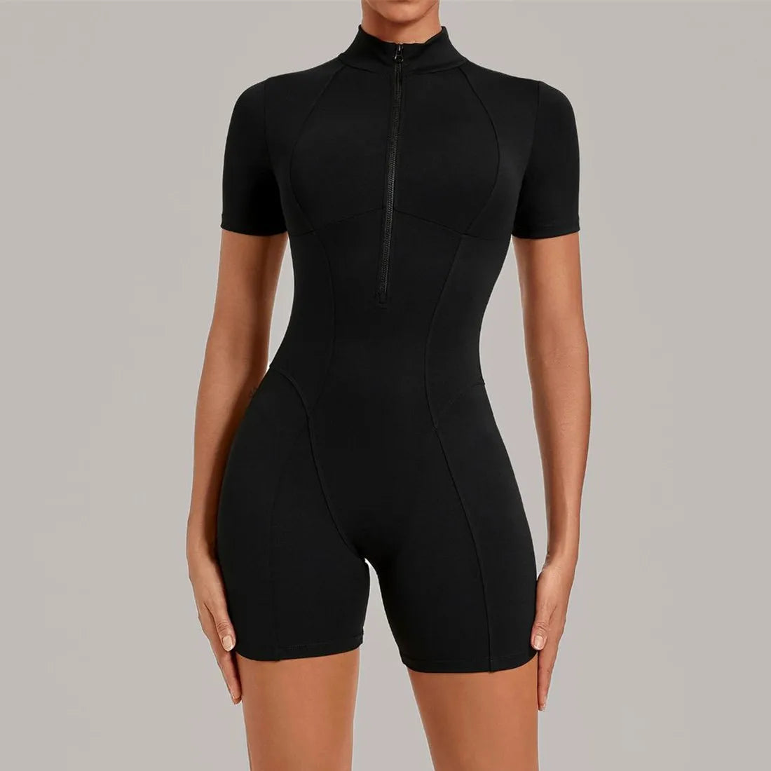 One Piece Jumpsuit – Triangle Back – Nylon Elastane – Sleeveless | KIMLUD