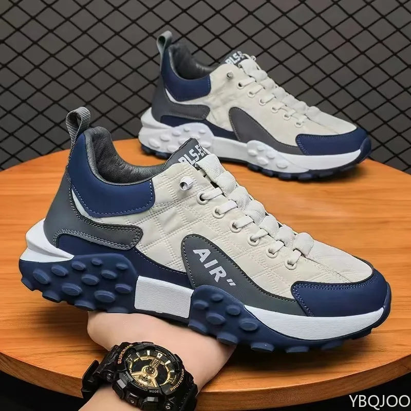 Casual Lace-Up Shoes – Height Increasing Thick Sole – Flat Silhouette | KIMLUD