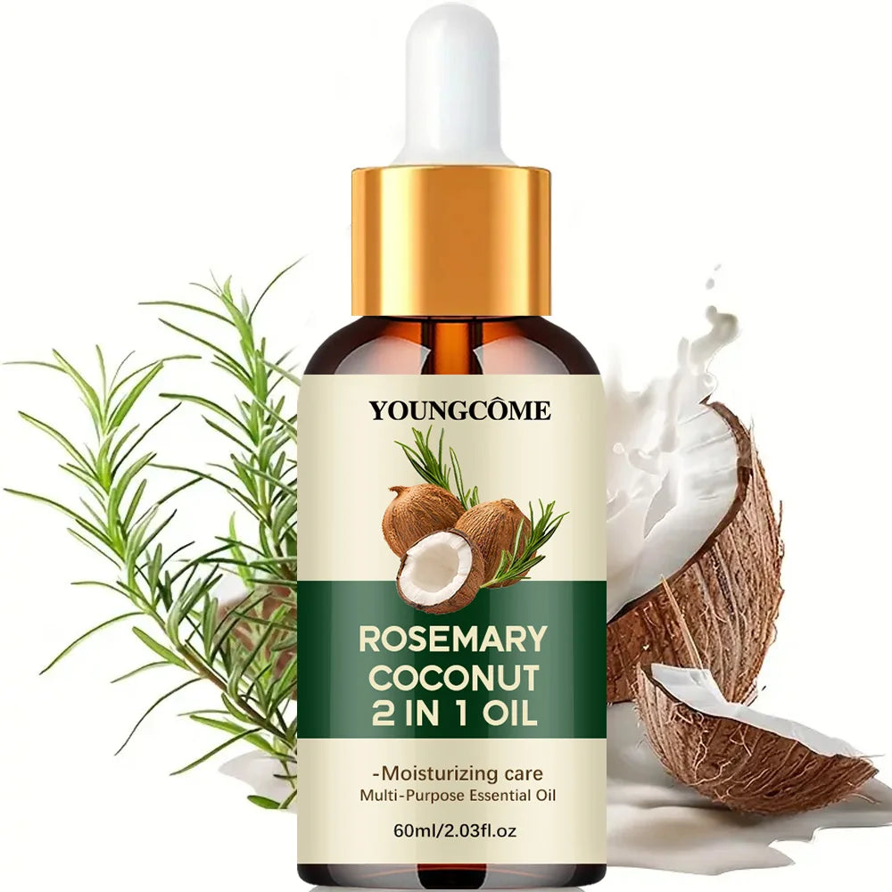 Coconut Oil Hair Treatment With Rosemary — Amber | KIMLUD