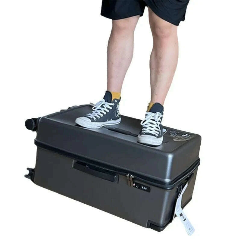 fashion-wide-handle-large-capacity-32inch-rolling-luggage-trunk-women-hardside-travel-suitcase-with-brake-wheelskimlud-womens-fashion-34614009