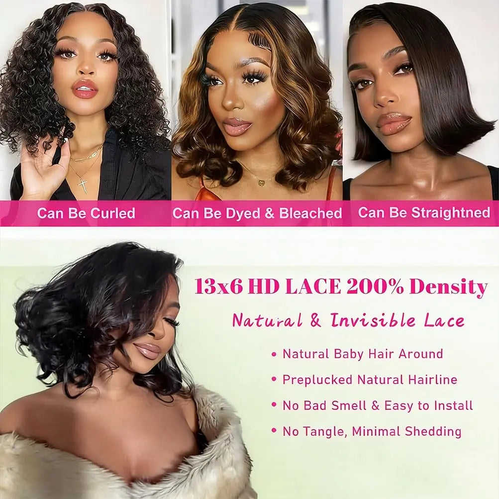 Human Hair Hair Wigs & Extensions Body Wave — Light Brown | KIMLUD