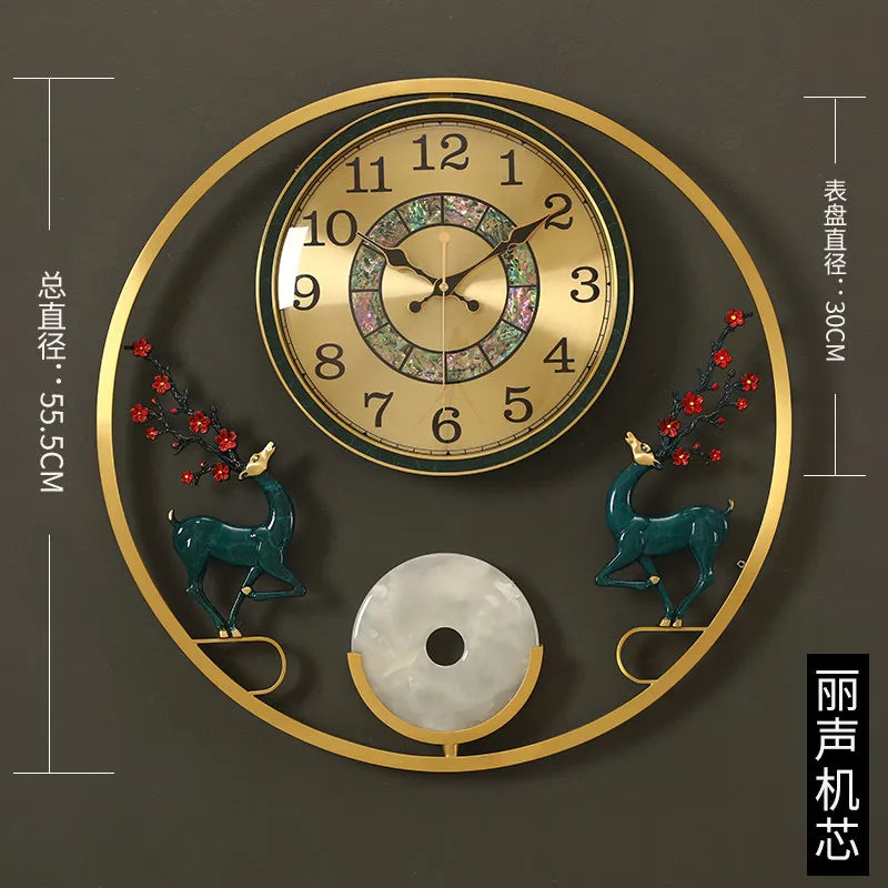 Big Size Living Room Wall Watch Design Aesthetic Luxury Digital Silent Clock Wall Creative Fashion Reloj De Pared Home Decor