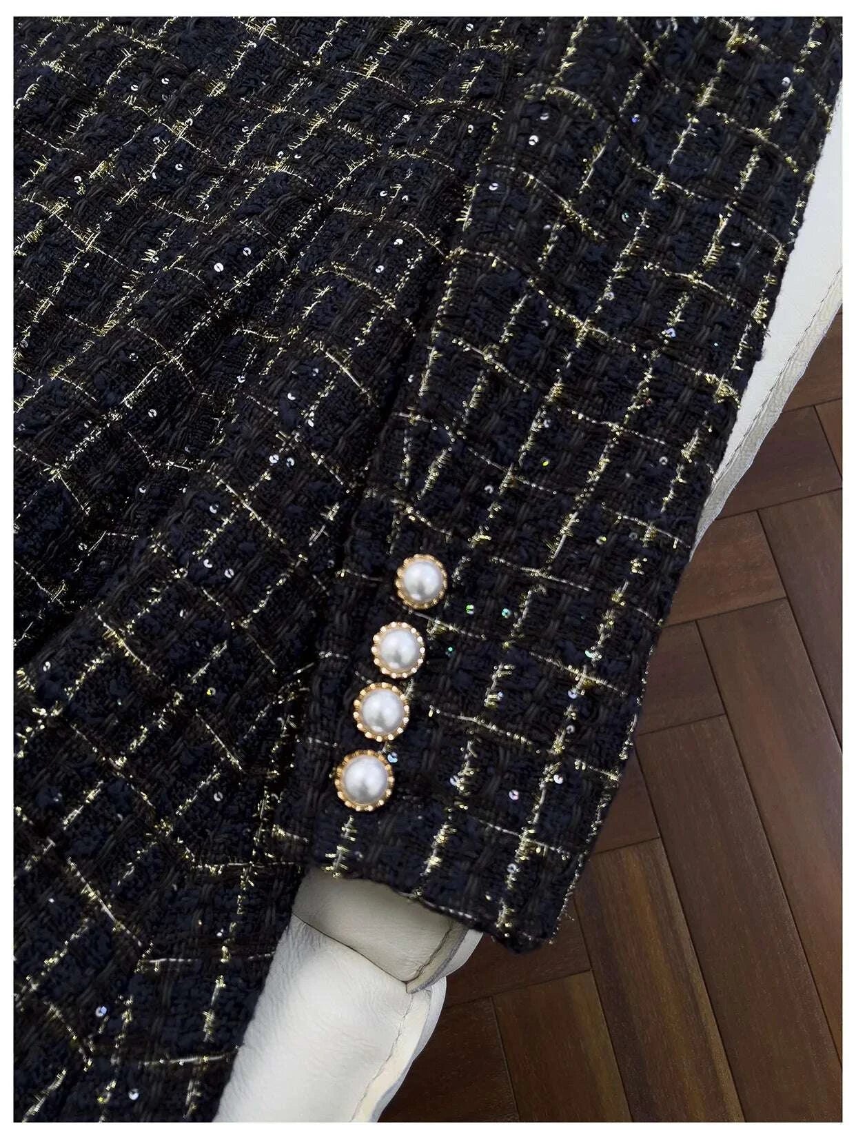 KIMLUD, IEQJ Fashion Autumn Winter Evening Dress Women O-Neck Long Sleeves Single-breasted Zipper Cotton Tweed Umbrella Dresses New, KIMLUD Womens Clothes