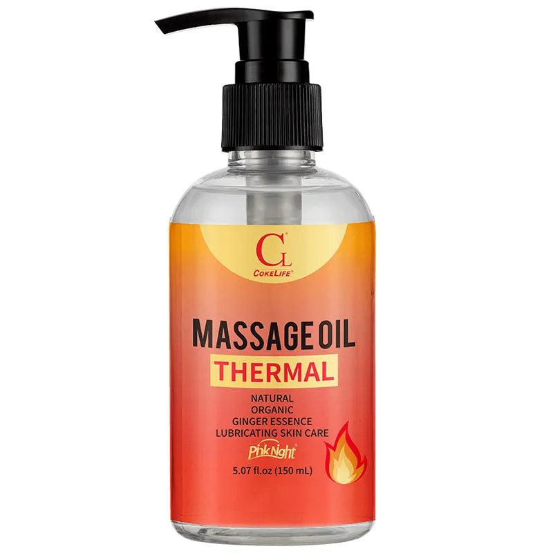 Oil-Based Massage Oil Heat Sensation For Silky Hydration And Gentle Warmth — Colorless | KIMLUD