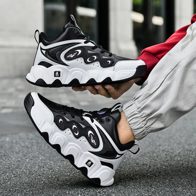 Men's Winter Boots Warm Waterproof Non-Slip Plush Sneakers Shoes - Winter Slippers Male Tenis Boots