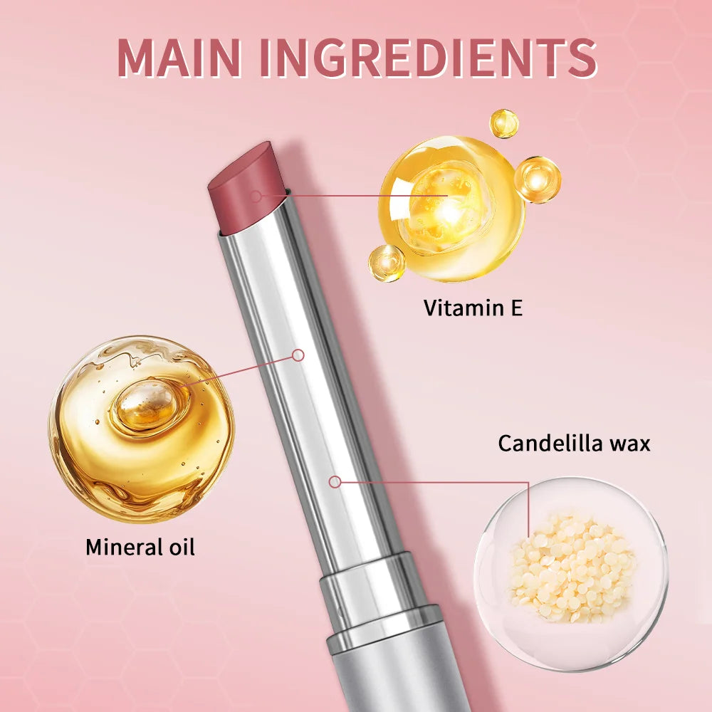 NEW Pink Honey Colorless Lip Balm Lipstick Long-lasting Moisturizing Pink Gloss Lipstick Nourish Makeup Lip Care Cosmetics
