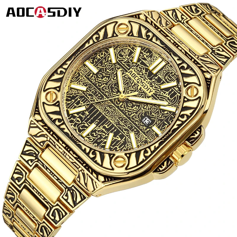 Men's Watches Top Brand Luxury Chronograph Quartz Men Watch Waterproof Classic Wrist Watch Men Stainless Steel Male Clock