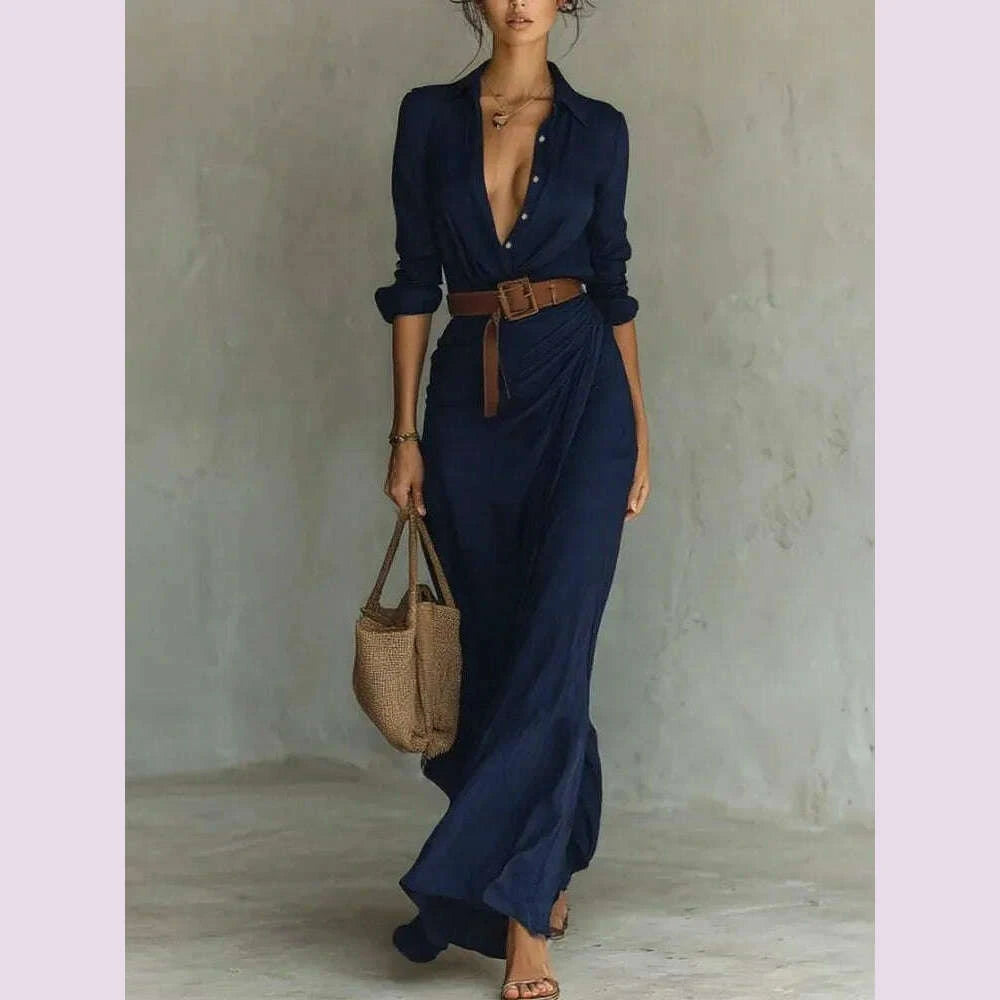 elegant-solid-color-irregular-pleated-dress-belt-womens-autumn-new-item-single-breasted-long-sleeved-shirt-long-frock-vestidoskimlud-womens-fashion-34619322
