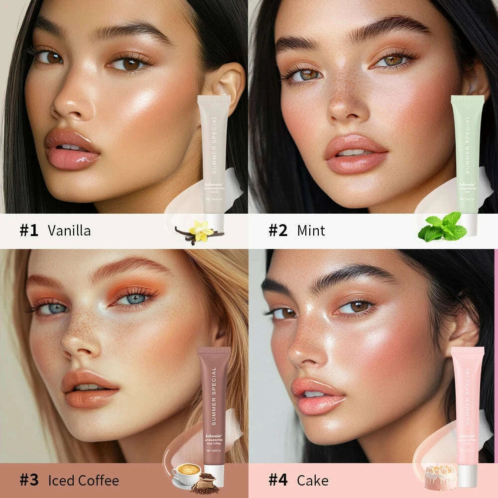 summer-lip-balm-moisturizing-mirror-lip-gloss-lip-vanilla-mint-iced-coffee-cake-smell-lipstick-transparent-lip-oil-makeup-kimlud-kimlud-33922013