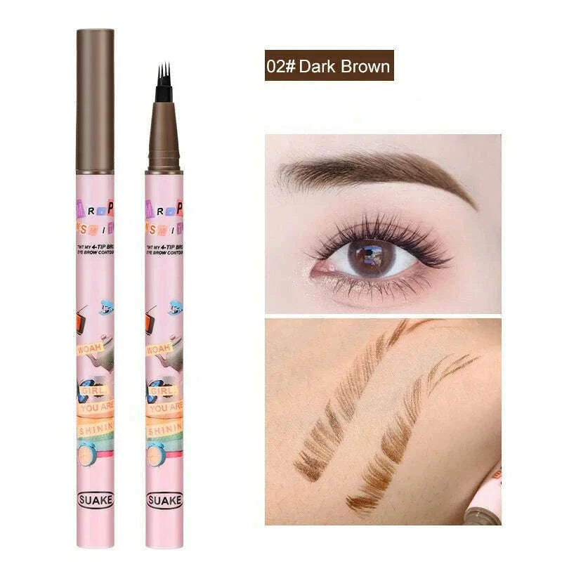 4-colors-eyebrow-pen-waterproof-4-fork-tip-eyebrow-tattoo-pencil-cosmetic-long-lasting-natural-dark-brown-liquid-eye-brow-pencil-kimlud-kimlud-33913377