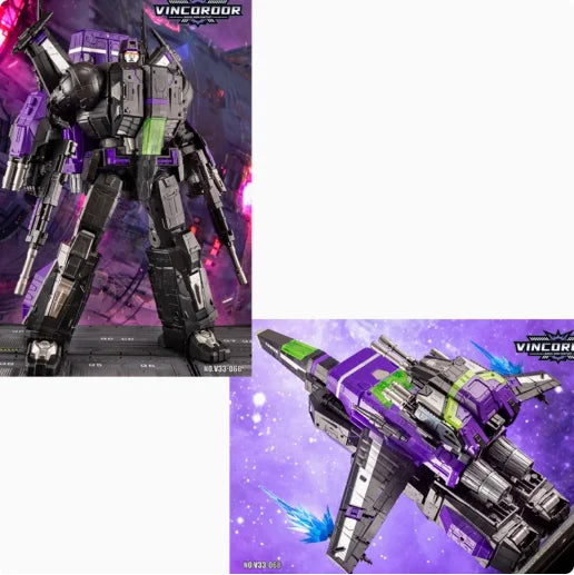 Enlarged Version KO MP57 Deformation Toy Model Car Robot Airplane - Vincoroor Jetfire Skyfire Siege Series V33-06