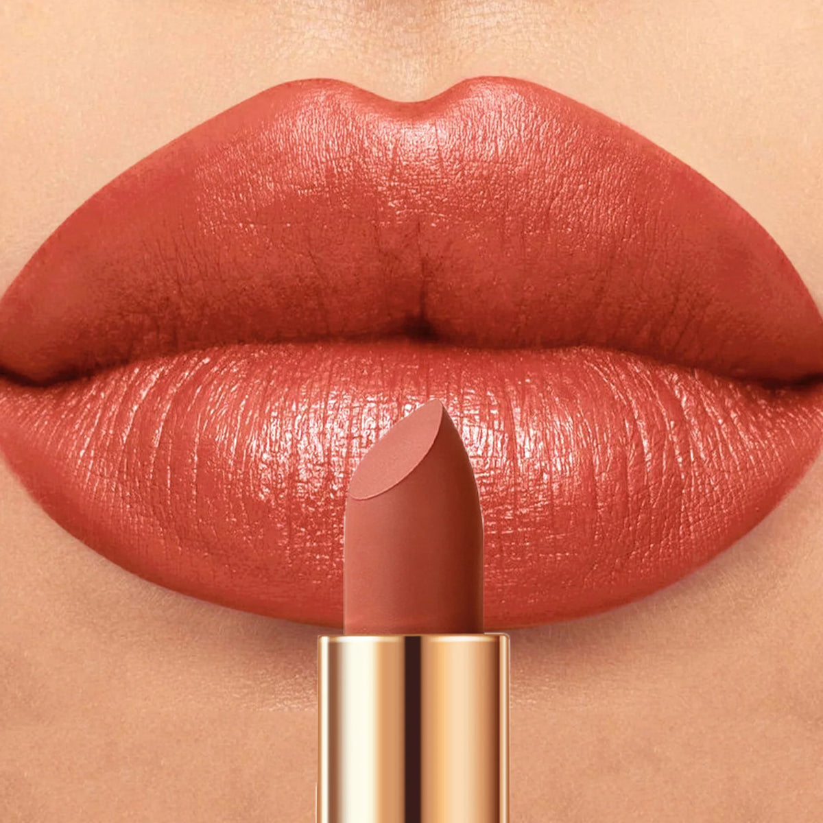 Matte Sexy Nude Red Silky Lipstick 8 Colors Waterproof Long Lasting and Nonstick Cup Moisturizing Lipstick Makeup Cosmetics 4g