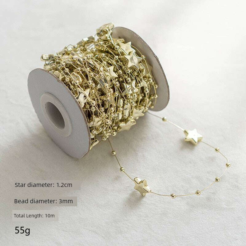 KIMLUD, Christmas Tree Led Pendant Gilding Ribbon Christmas, KIMLUD Womens Clothes