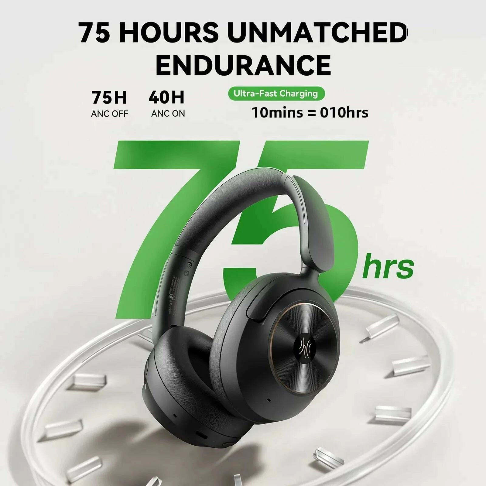 KIMLUD, Oneodio A6 ANC Wireless Bluetooth 6.0 Headphones -48dB Hybrid Active Noise Cancelling Over Ear Headset With Mic Hi-Res LDAC APP, KIMLUD Womens Clothes