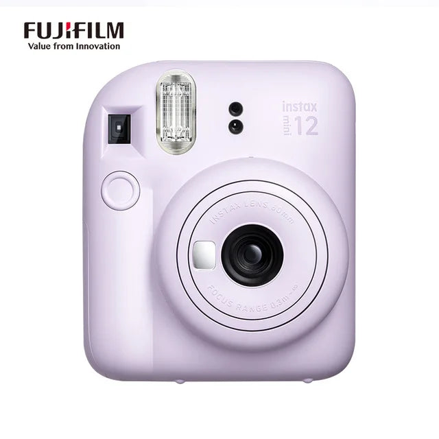 Genuine Fujifilm Instax Mini 12 Instant Camera With 20 Sheets Mini Film Paper Camera Shoulder Strap Bag Accessories Gift Suit
