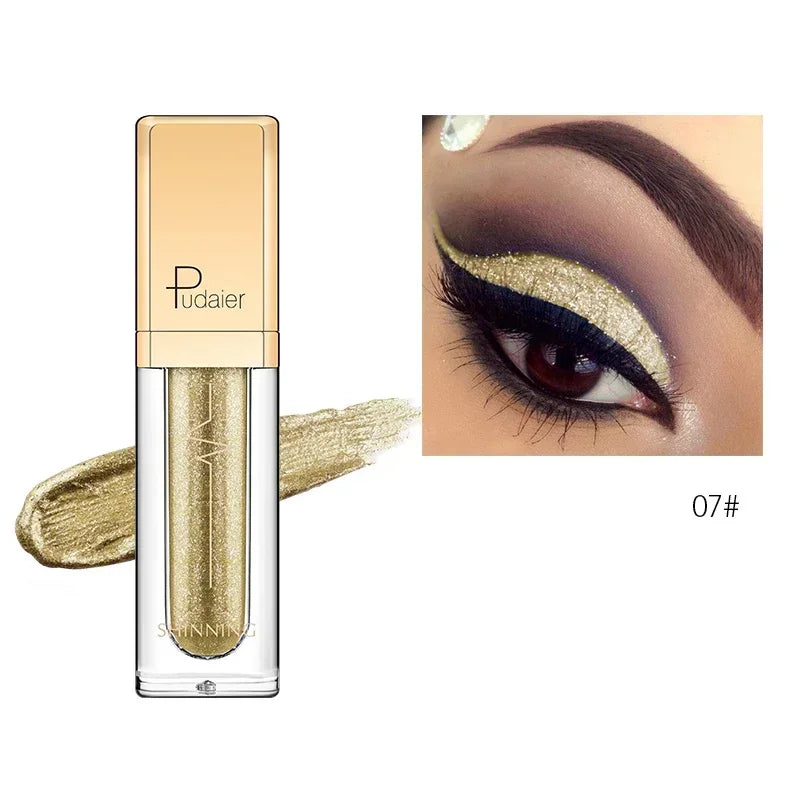 Liquid Eyeshadow – Waterproof – Gel – Purple Gold Metallic | KIMLUD