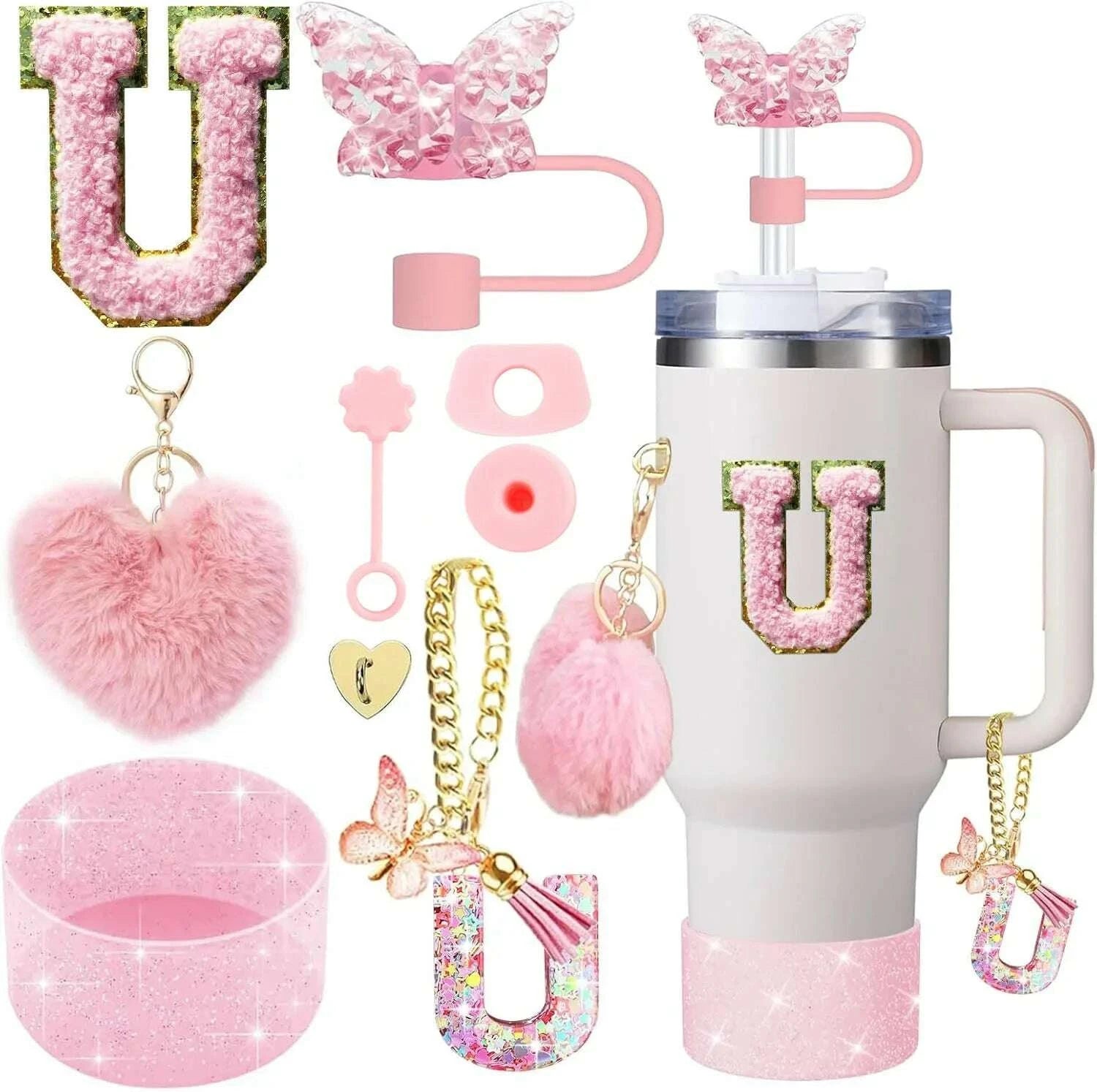 kimlud-9pcs-cup-accessory-set-for-stanley-30oz-40oz-butterfly-straw-cover-cap-silicone-boot-charm-initials-sticker-spill-proof-stopper-kimlud-womens-clothes-34635291