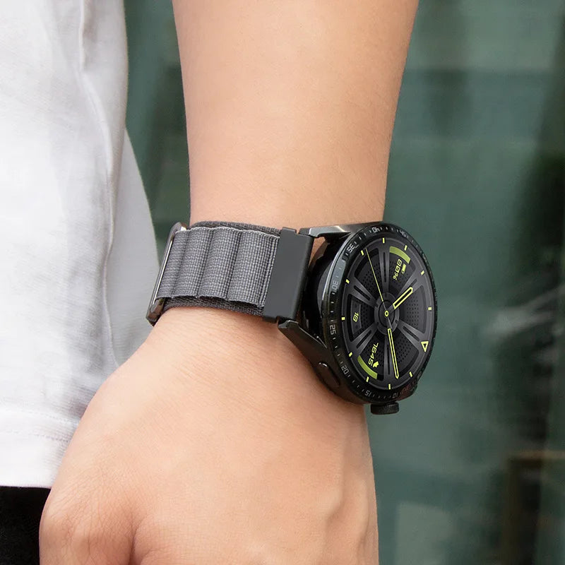 Nylon Loop Strap For Zeblaze Vibe 7/Pro/Lite Stratos 2/3 GTR 2/3 Pro Beyond 2/3 Pro Btalk 2 Swim NEO3 Bracelet 22mm Wristband