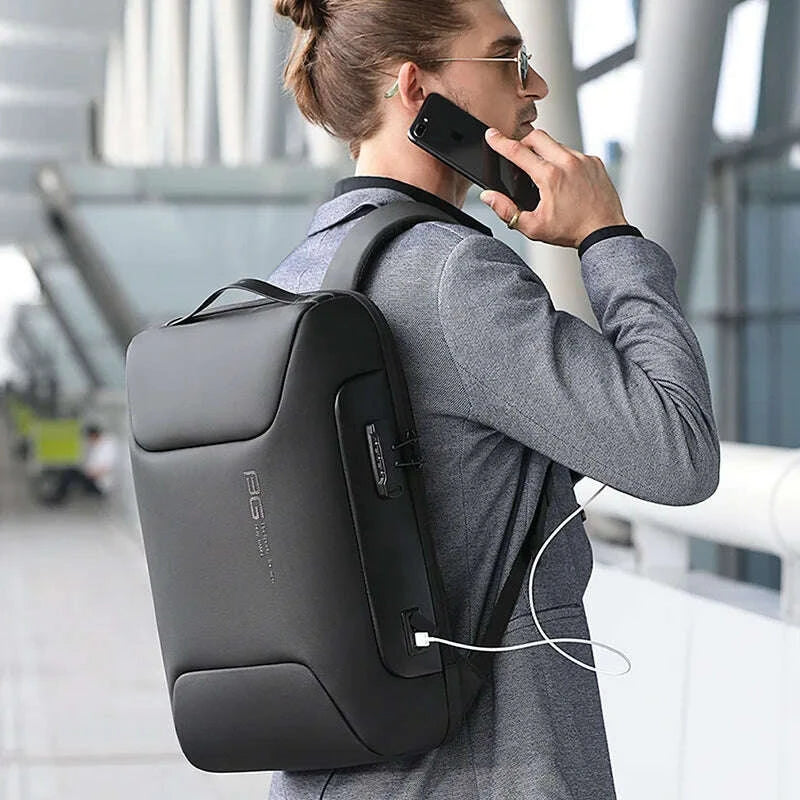 KIMLUD, BANGE New Backpack Aesthetic Design Business Backpack Men Anti-theft Waterproof School Laptop Backpacks USB Charging Travel Bag, KIMLUD Womens Clothes