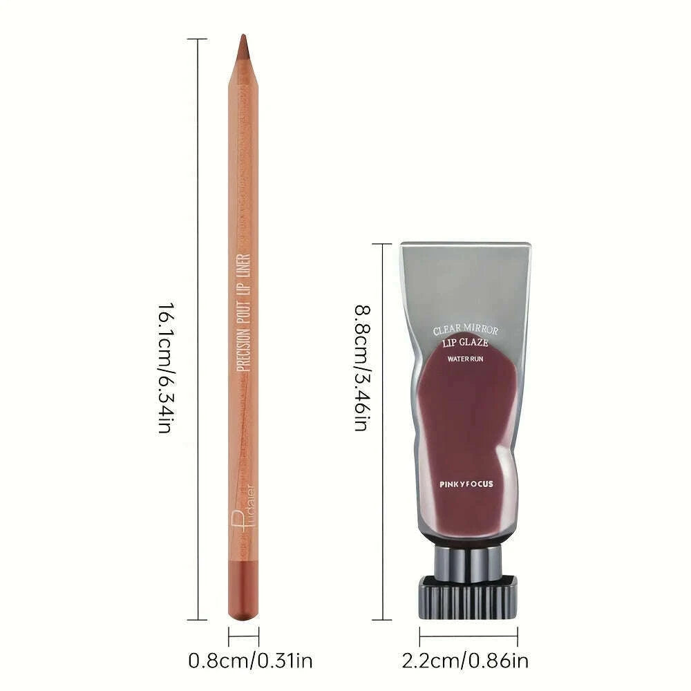 2pcs-set-of-moisturizing-and-moisturizing-lip-gloss-and-durable-waterproof-lipliner-set---high-color-lipstick-glossy-texturekimlud-womens-fashion-34605002