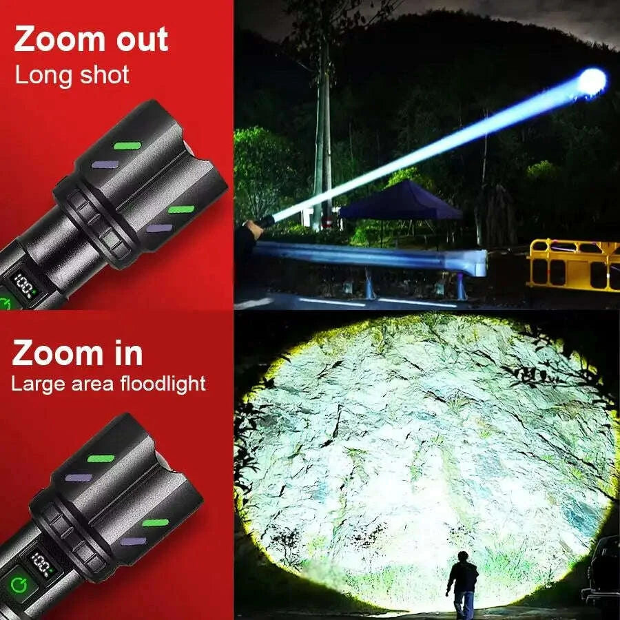 most-powerful-200000lm-tactical-flashlight-firestarter-high-power-led-flashlight-type-c-rechargeable-torch-laser-pointer-outdoorkimludkimlud-35562534