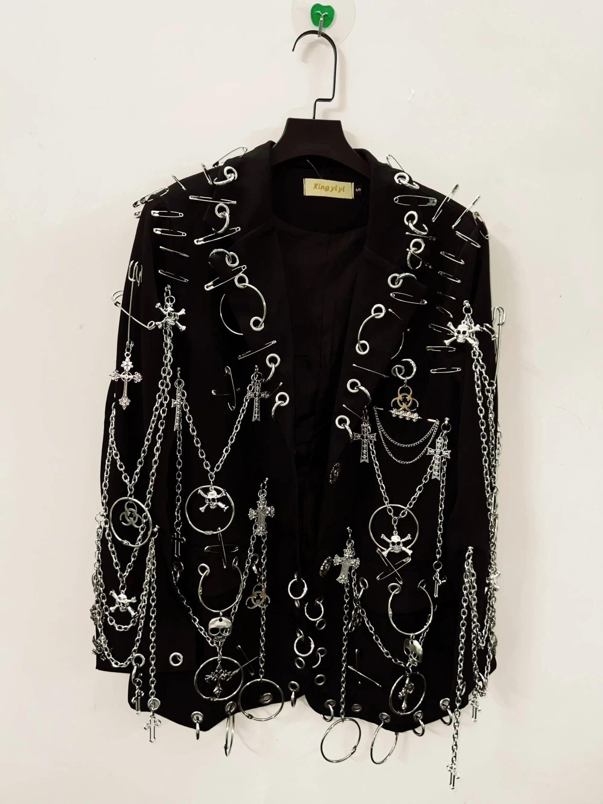 Harajuku Suit gothic clothes y2k Suit y2k fashion Gothic Suit Punk Suit Cross Suit e girl clothes Skull Suit vintage Suit