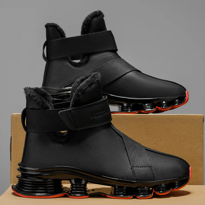 Men's Winter Boots – Waterproof Non-Slip – Plush Lined | KIMLUD