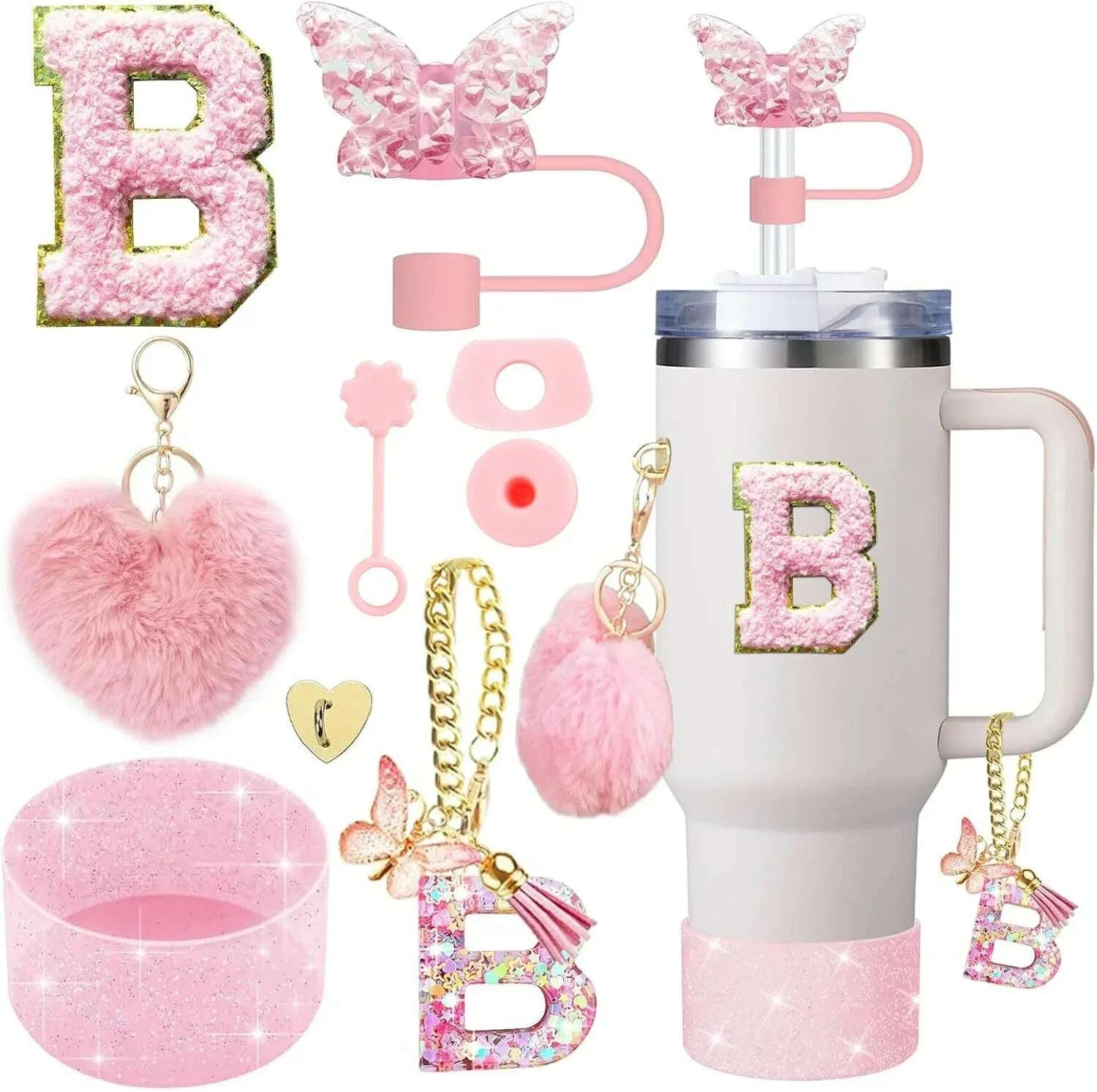kimlud-9pcs-cup-accessory-set-for-stanley-30oz-40oz-butterfly-straw-cover-cap-silicone-boot-charm-initials-sticker-spill-proof-stopper-kimlud-womens-clothes-34635289
