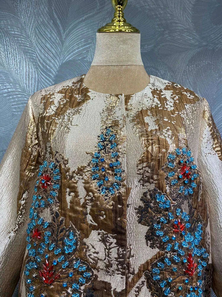 dldenghan-beading-jacquard-coat-for-women-o-neck-43-sleeved-pockets-concealed-button-street-style-outerwear-autumn-femalekimludkimlud-35561468