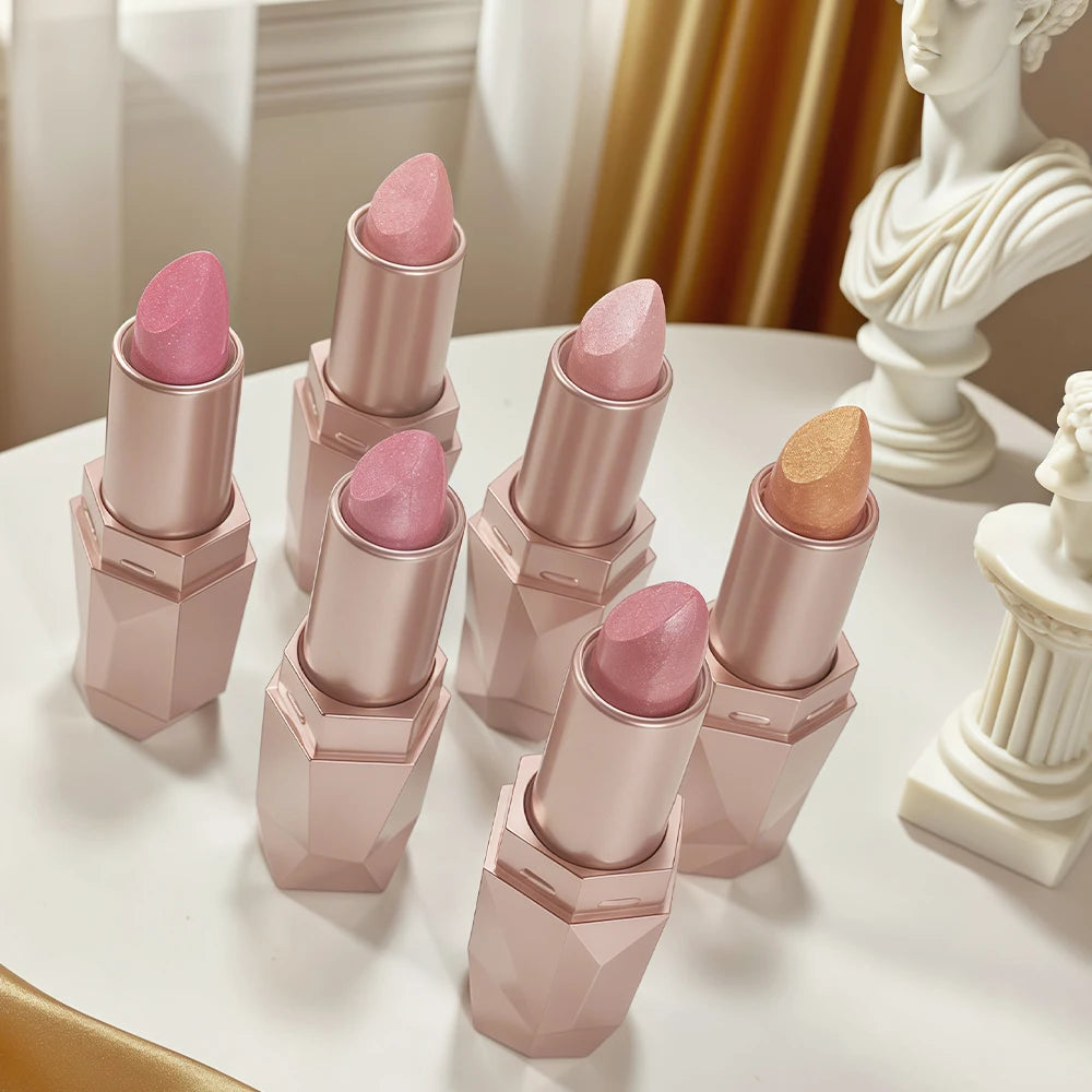 Gold Lipstick Diamond Pearl Sparkle — Rose Gold | KIMLUD