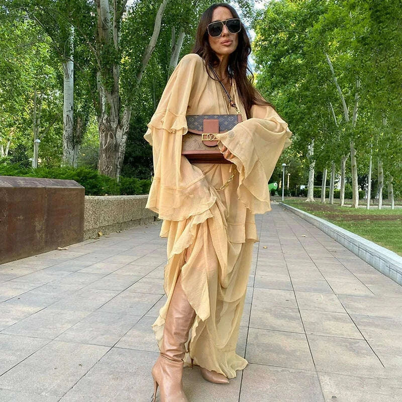 tornova-chiffon-ruffled-long-dress-for-women-flared-sleeves-long-sleeve-v-neck-high-waist-dress-female-summer-casual-loose-dress-kimlud-kimlud-33915555