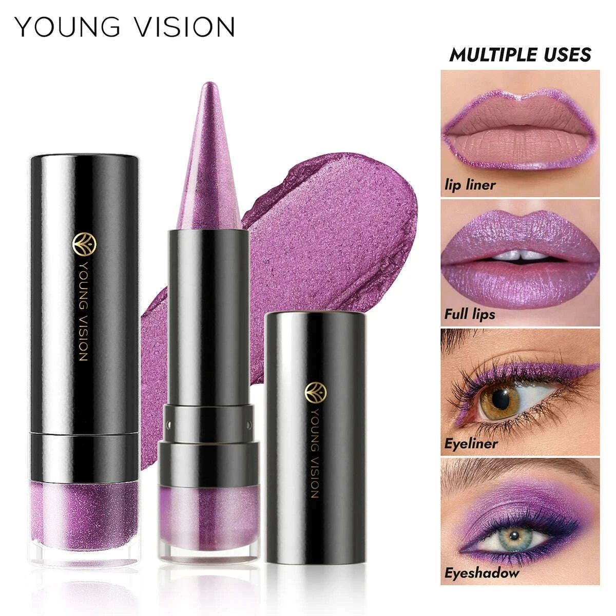 young-vision-6-colors-matte-pearl-fine-glitter-diamond-dual-purpose-lipstick-long-lasting-easy-to-color-non-stick-cup-lipstickkimlud-womens-fashion-34598795
