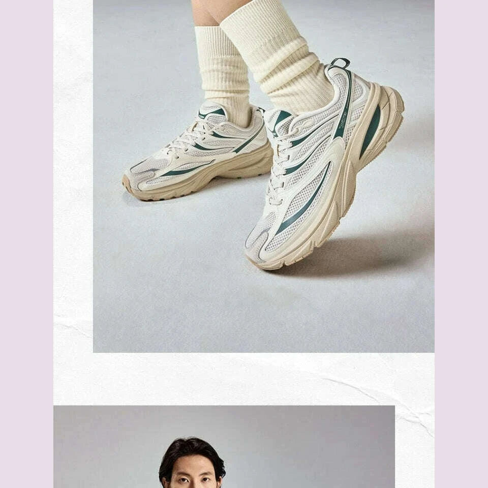 KIMLUD, Xtep Little Basque 2 Casual Shoes for Men 2025 Summer Vintage Breathable Comfortable Non-Slip Durability Sneakers 875219320017, KIMLUD Womens Clothes