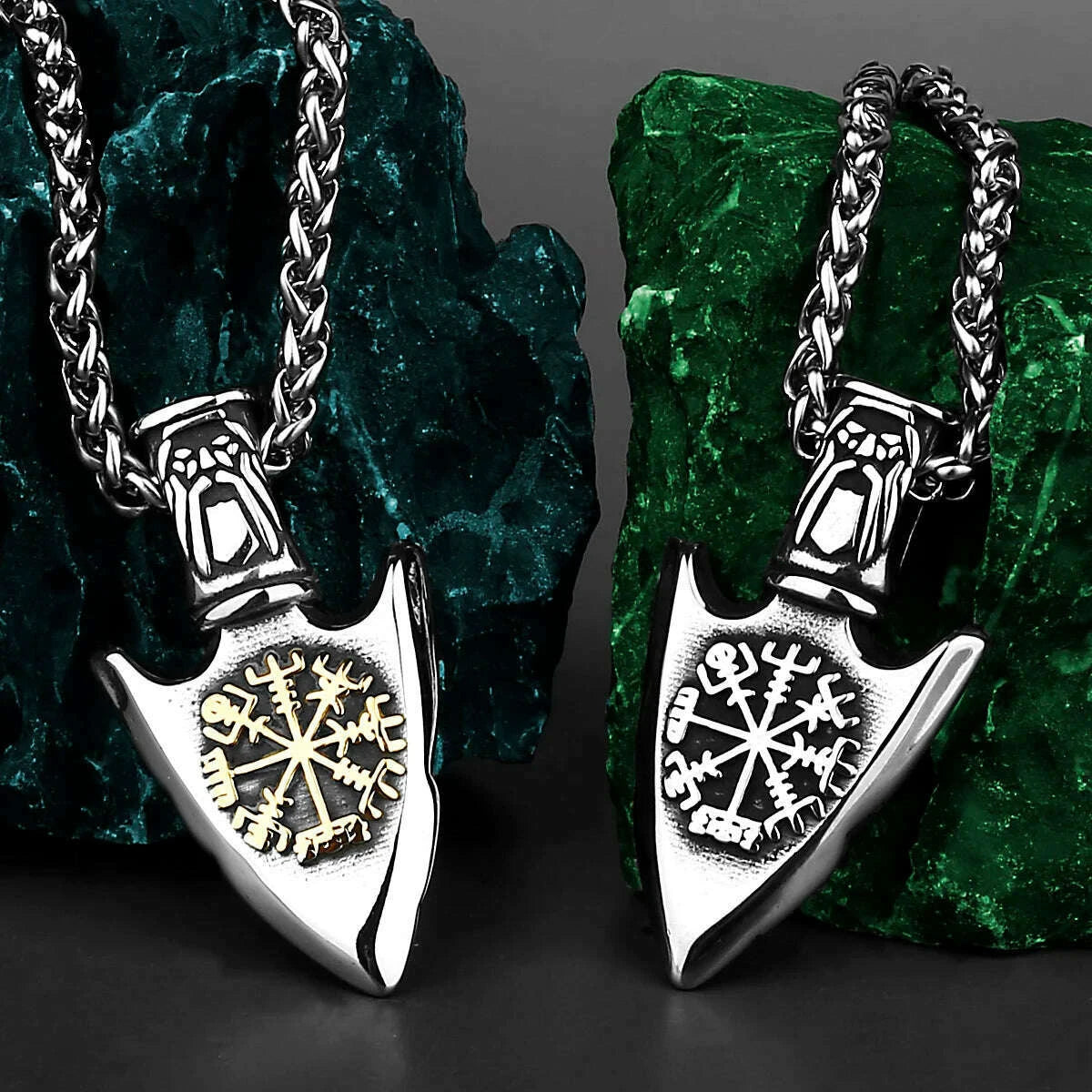 viking-retro-valknut-odin-sword-gungnir-vegvisir-pendant-necklace-viking-amulet-rune-stainless-steel-necklace-jewelry-giftkimlud-womens-fashion-34627237