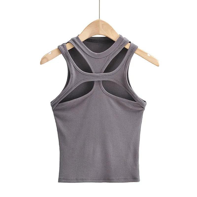 Girls Knit Top – Asymmetrical Hollow Knit – Cotton Polyester | KIMLUD