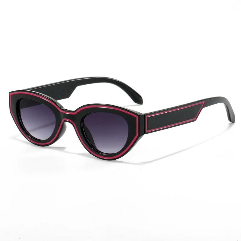 Acetate Sunglasses Cat Eye Polygon Gradient — Candy Gradient | KIMLUD
