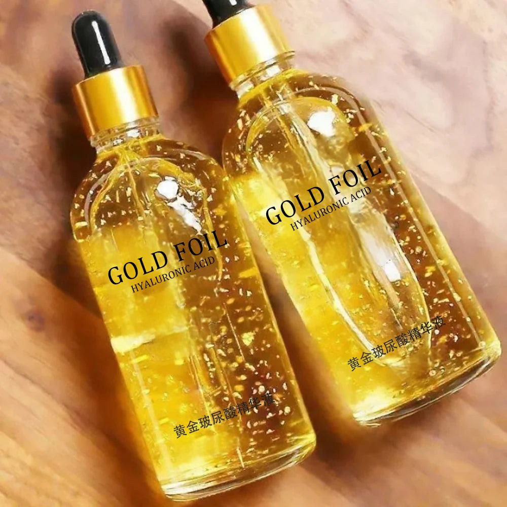 24K Gold Serum Hyaluronic Acid Anti Aging Lifting — Clear | KIMLUD