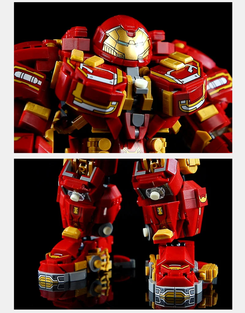 Marvel Superheroes MOC Building Blocks 2000+Pcs Iron Man Bricks Set Ornament Creative Toys Christmas Gifts for Kids Boys Adult