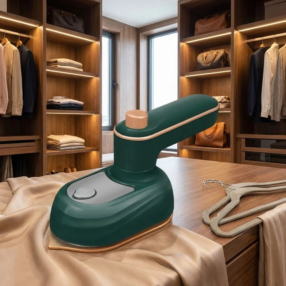 Alloy Body Garment Steamer Handheld Travel — Teal | KIMLUD