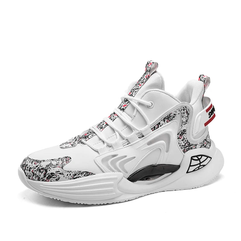 Mesh Breathable Sneakers Cushioned EVA — White | KIMLUD